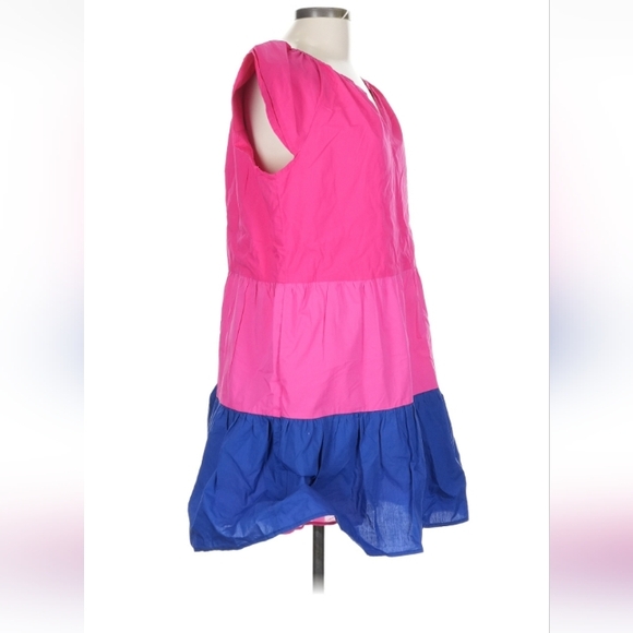 Greylin Pink Purple Colorblock Dress L Anthropologie Style - Picture 4 of 12